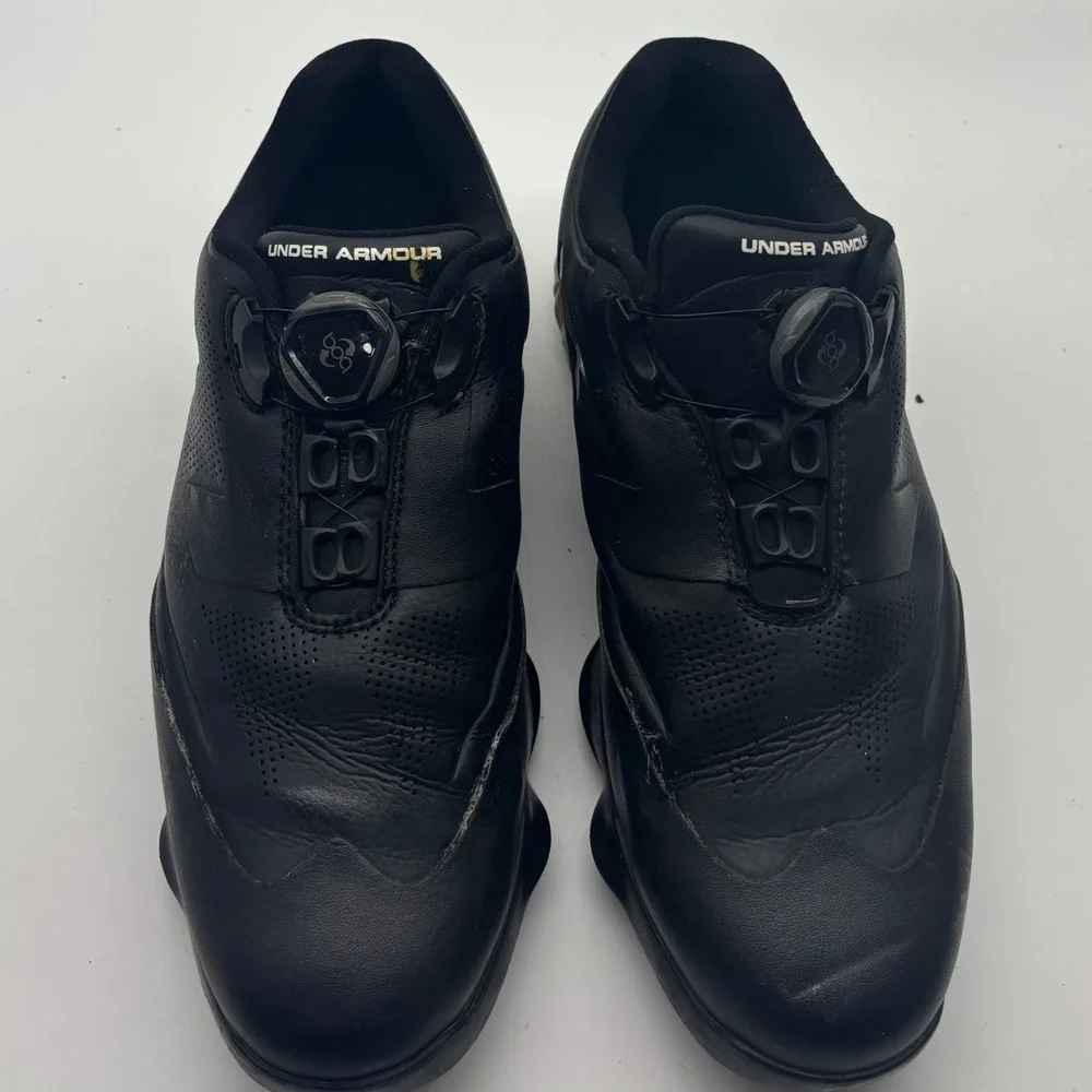 Under Armour Spieth One BOA Golf Shoes Black Spiked Mens 7